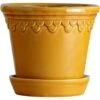 Bergs Potter Copenhagen Topf Mit Unterteller Gelb, Ø14 Cm -Einrichtungsgeschäft bergs potter copenhagen pot yellow 9