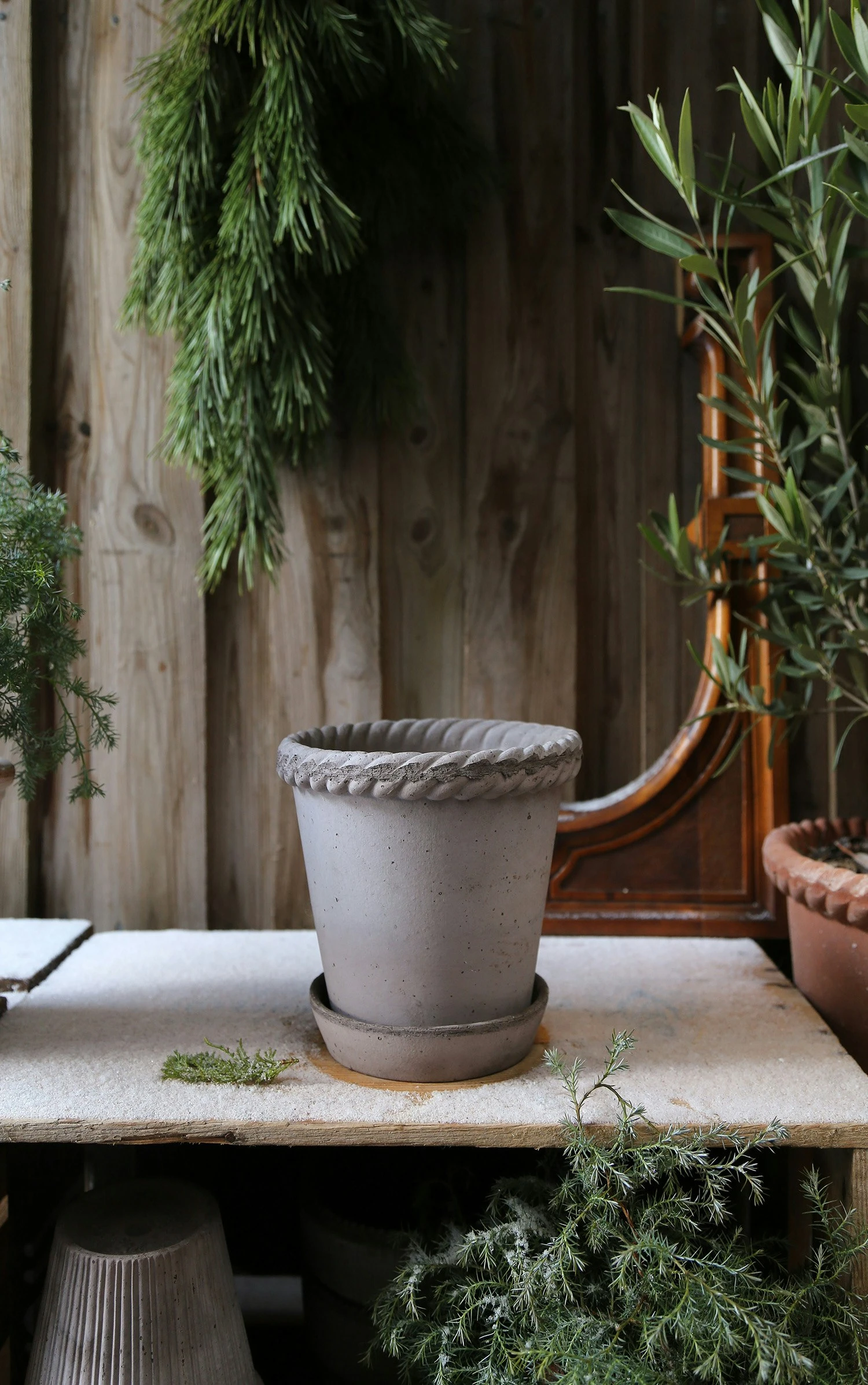 Bergs Potter Emilia Topf Grau, 25 Cm 4 Bergs Potter Emilia Topf Grau, 25 Cm – Bild 2