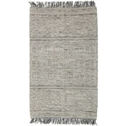 Bloomingville Maisy Teppich 90x150 Cm Grau -Einrichtungsgeschäft bloomingville maisy rug grey polyester 1