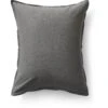 Calm Kissenbezug Leinen 50x60 Cm, Dunkelgrau Melange -Einrichtungsgeschäft cura of sweden calm kissenbezug leinen 50x60 cm 3