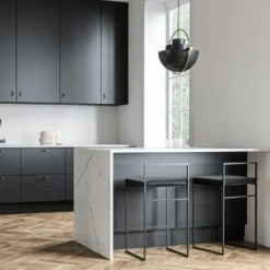 Barhocker Mit Rückenlehne 80 Cm, Schwarz / Schwarz Samt -Einrichtungsgeschäft department barhocker niedrig hoch ruckenlehne 71