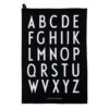 Design Letters Classic Küchenhandtuch 2-er Set, Schwarz -Einrichtungsgeschäft design letters classic kitchen towel 2 pack 2
