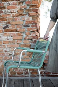 FIAM Mya Spaghetti Lehnstuhl, Sage Green 12 FIAM Mya Spaghetti Lehnstuhl, Sage Green -Einrichtungsgeschäft fiam mya spaghetti with armrests black 11