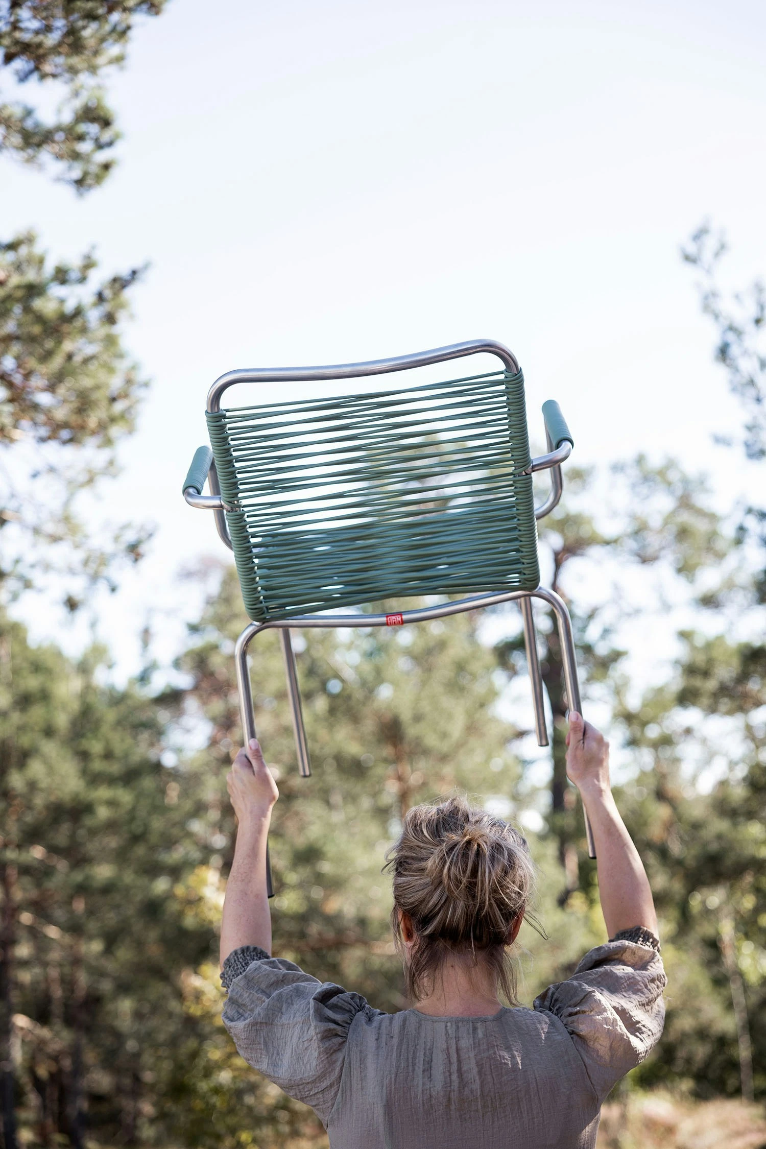 FIAM Mya Spaghetti Lehnstuhl, Sage Green 8 FIAM Mya Spaghetti Lehnstuhl, Sage Green – Bild 6