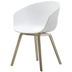 Hay About A Chair 22, Weiß/Eiche