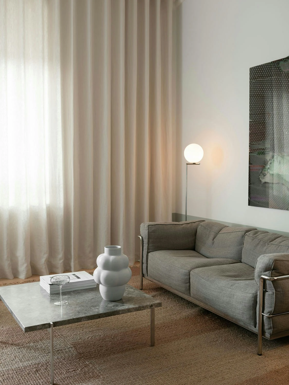 Balloon Grande Vase 42 Cm, Raw White 6 Balloon Grande Vase 42 Cm, Raw White – Bild 4