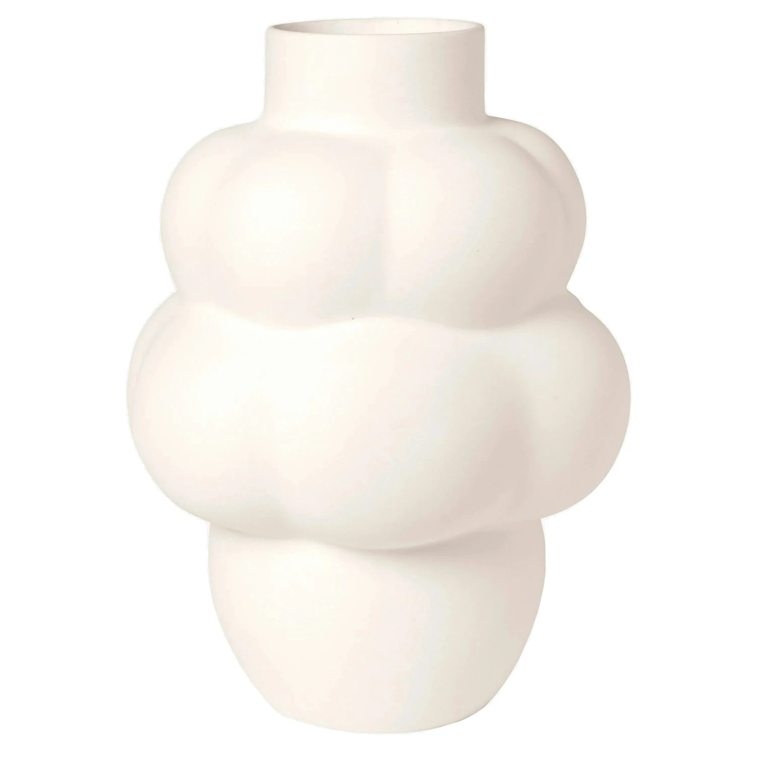 Balloon Grande Vase 42 Cm, Raw White 3 Balloon Grande Vase 42 Cm, Raw White