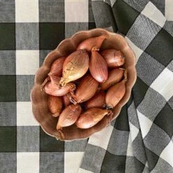 Ted Tischdecke 140x250 Cm, Olivgrün -Einrichtungsgeschäft recycled by wille duk ted recy 140x250 denimbla beige brun 4