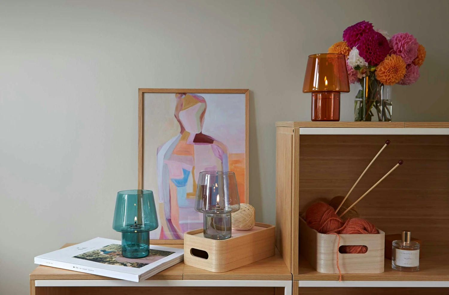 RIG TIG Viva Hurricane Öllampe, Rauchfarben 4 RIG TIG Viva Hurricane Öllampe, Rauchfarben – Bild 2