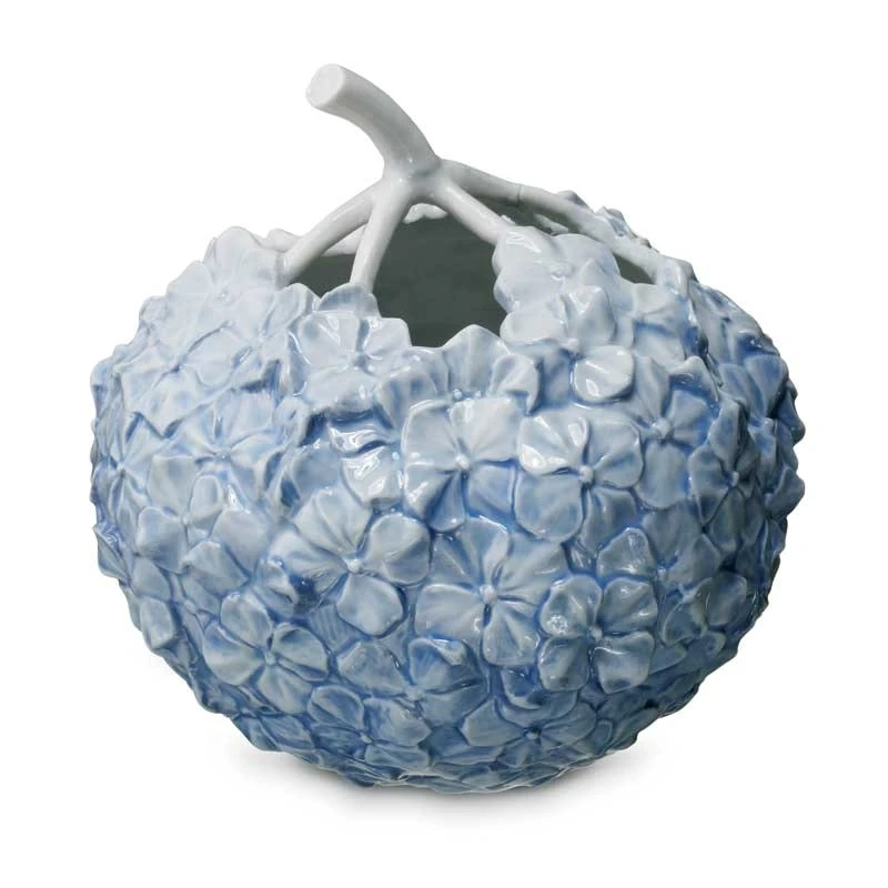 Royal Copenhagen Hortensia Vase, Hellblau 3 Royal Copenhagen Hortensia Vase, Hellblau