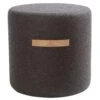Shepherd Sara Round Wool Pouf 40x40cm, Black -Einrichtungsgeschäft shepherd sara round wool pouf 40x40cm black 4