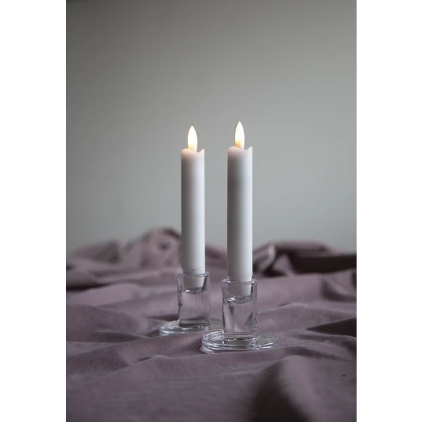 Star Trading Flamme LED Antike Kerze Weiß 2-er Set, 15 Cm 5 Star Trading Flamme LED Antike Kerze Weiß 2-er Set, 15 Cm – Bild 3