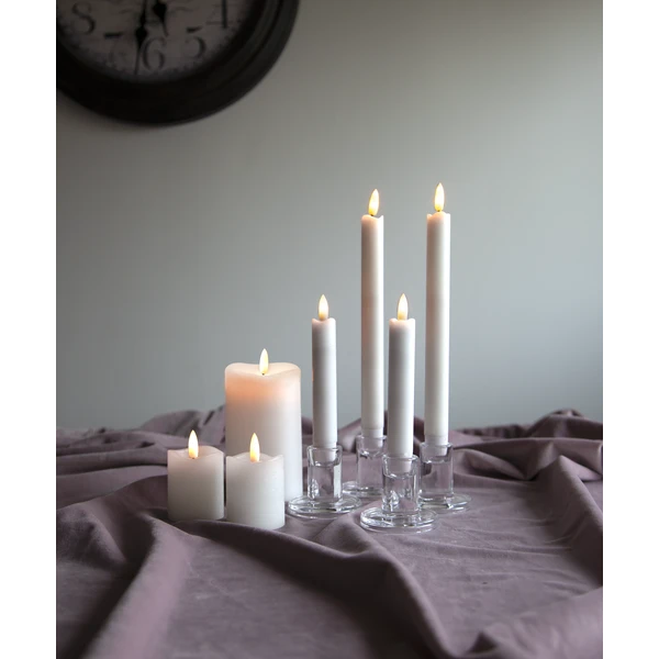 Star Trading Flamme LED Antike Kerze Weiß 2-er Set, 15 Cm 7 Star Trading Flamme LED Antike Kerze Weiß 2-er Set, 15 Cm – Bild 5